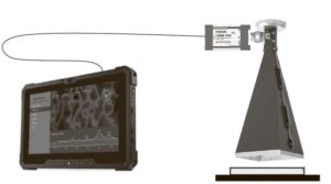 Портативный (мобильный) измеритель коэффициента отражения покрытий СВЧ-диапазона ИКМО18